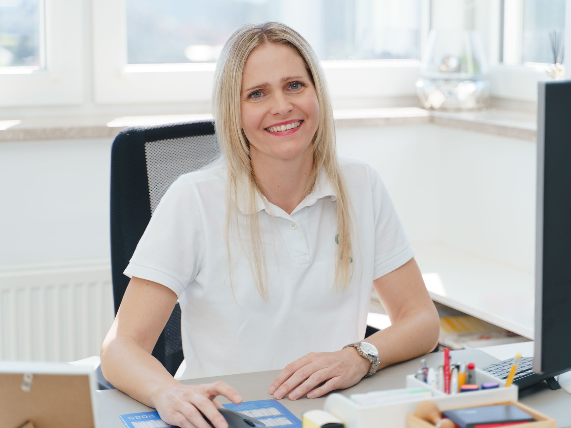 Dr. Niki Deutschmann-Günes bei der Arbeit