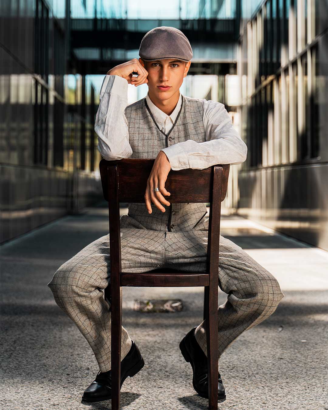 Portrait eines Models aus den 20ern