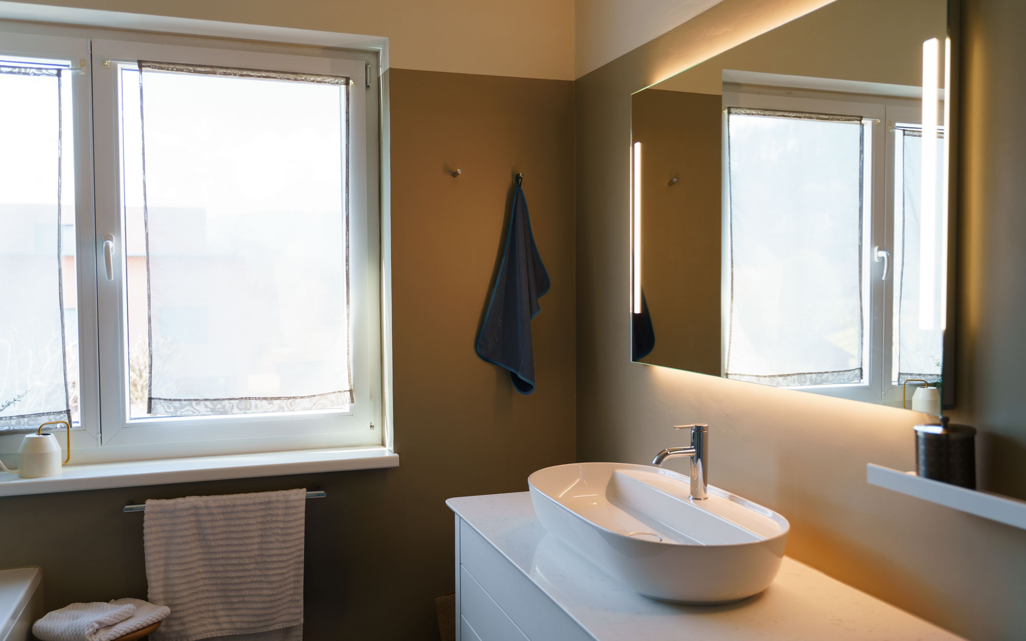 Putztuch im Badambiente